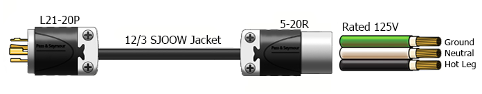 l21-20 to 5-20 adapter